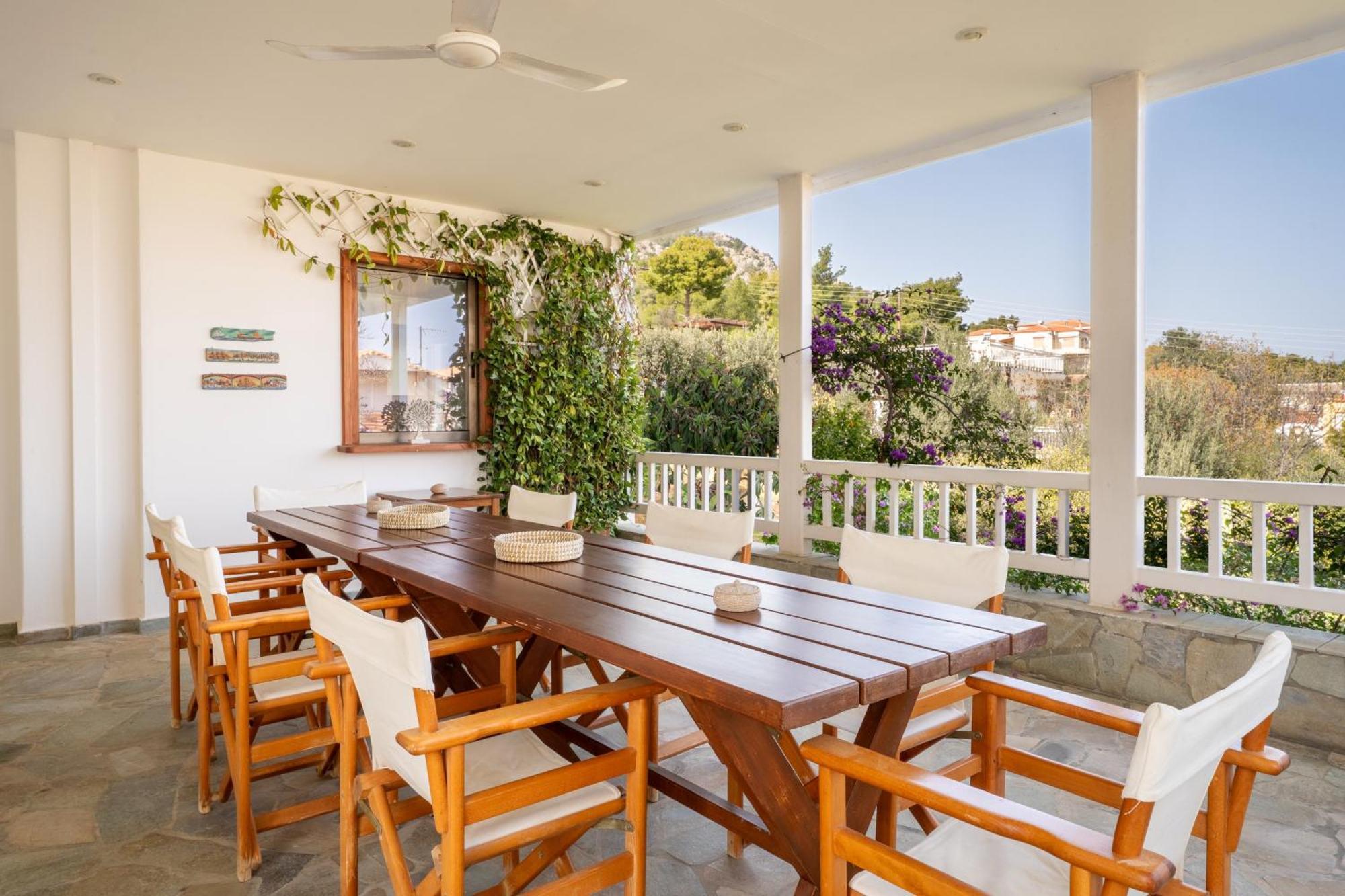 The House Of Gratitude - Poolside Retreat Βίλα Λουτρά Ωραίας Ελένης Εξωτερικό φωτογραφία